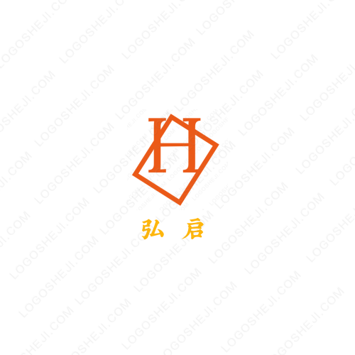 未來情感logo設計