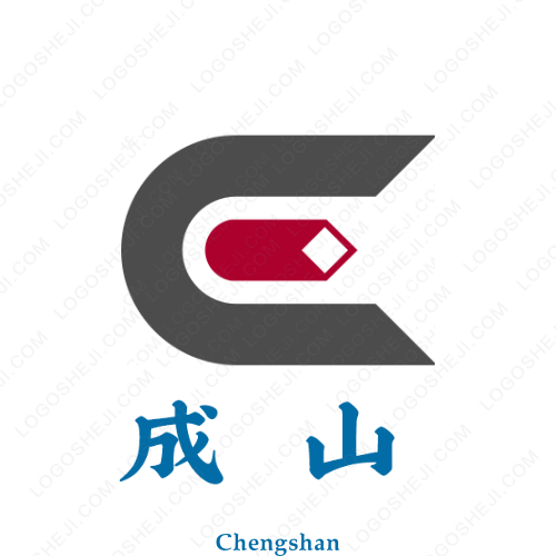 貞豐紅巖巖畫logo設計