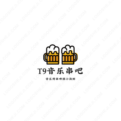 一心奶鋪logo設計
