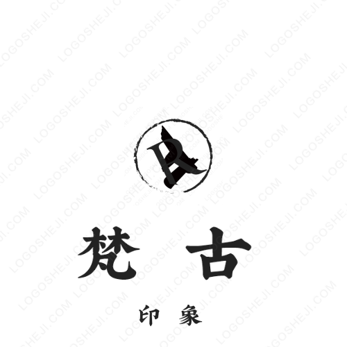 一風景logo設計