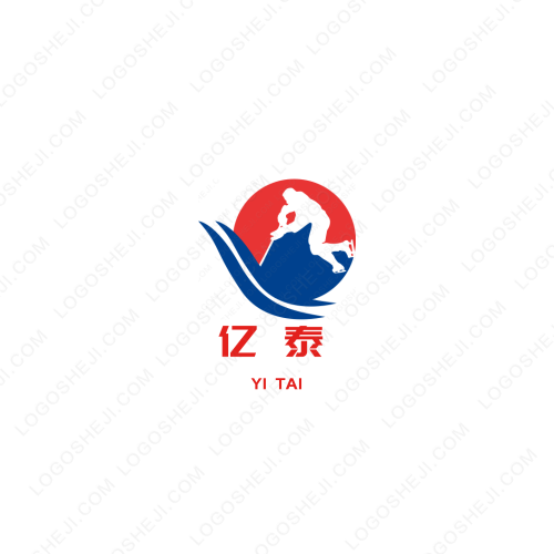 山哥傳遞正能量logo設計