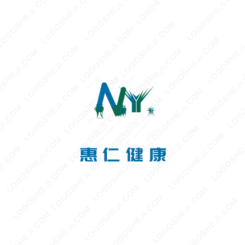 麻栗坡同心圓夢社會工作logo設計