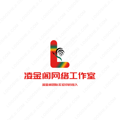 藍焰影視logo設計