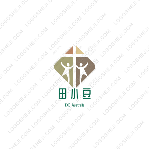兔子王海外代購店logo設計