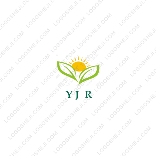 一束花logo設計