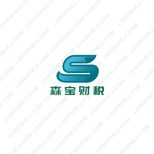 森寶財稅logo設計