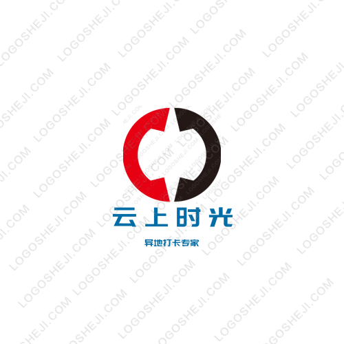 本色發藝logo設計