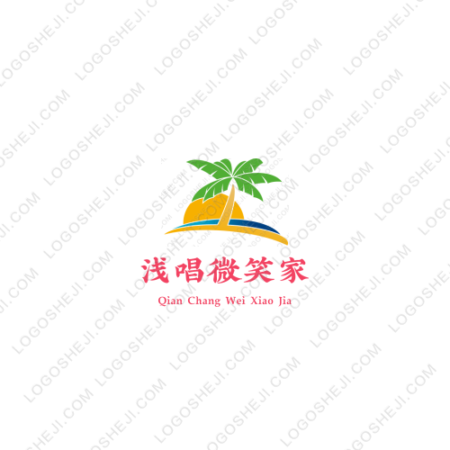 蒲公英足跡logo設計