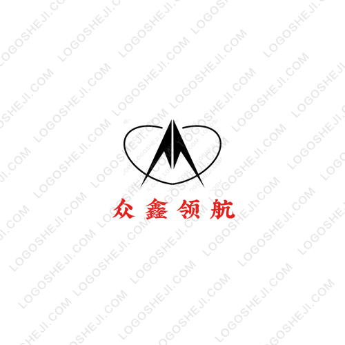 眾鑫領航logo設計