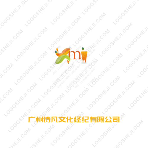 思念音樂logo設計