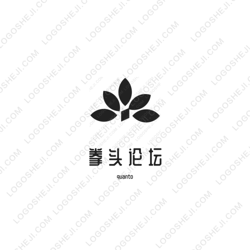 拳頭論壇logo設計