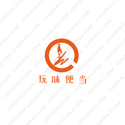 神奇美食世界logo設計