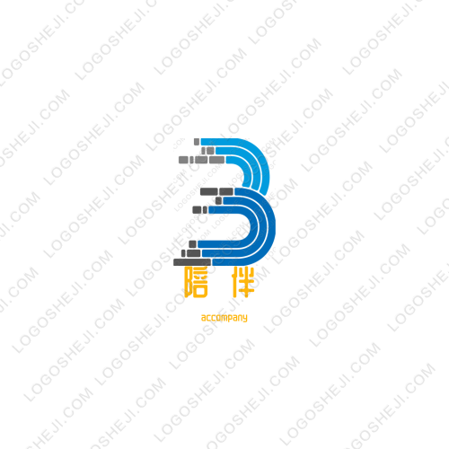 陪伴logo設計