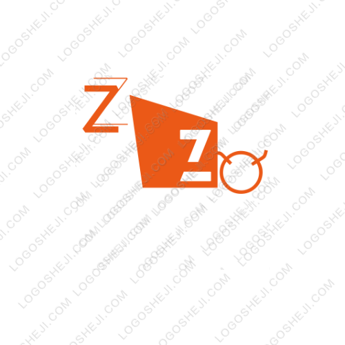 小石租房巴樂兔logo設計