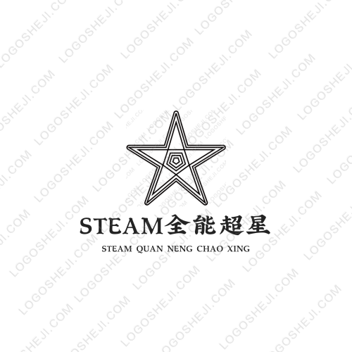 雷神鋼鐵logo設計