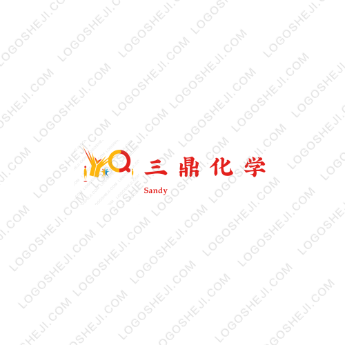 三鼎化學logo設計