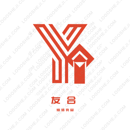 雨潔花房logo設計