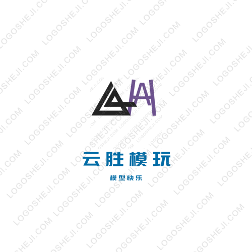 云勝模玩logo設(shè)計(jì)