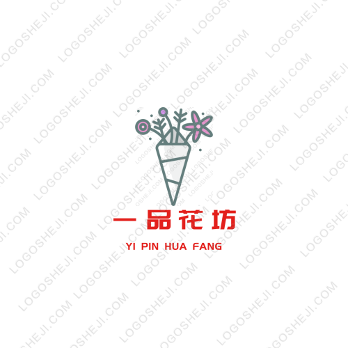 一品花坊logo設(shè)計(jì)