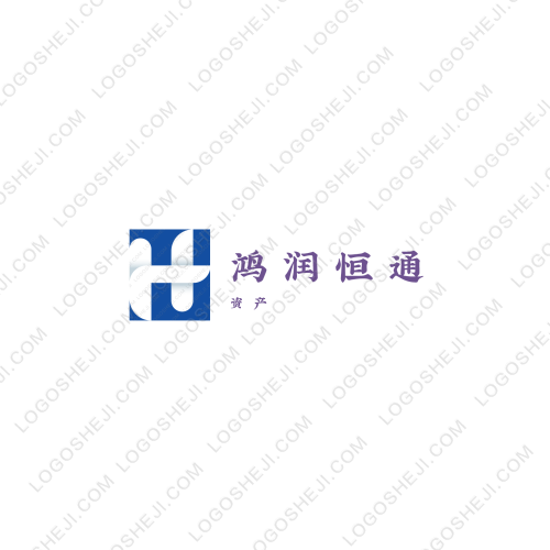 鴻潤恒通logo設計