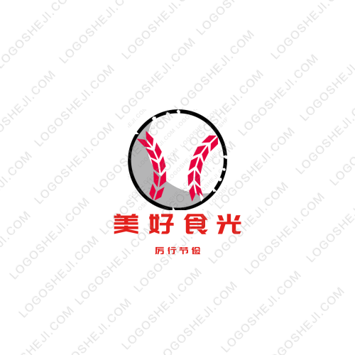 害羞的小白萊logo設計