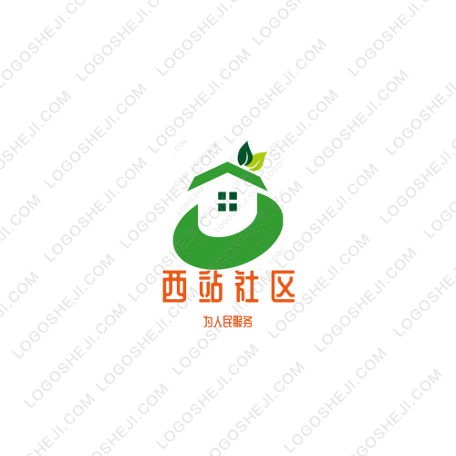 西站社區(qū)logo設(shè)計(jì)