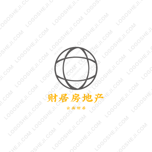 財居房地產logo設計