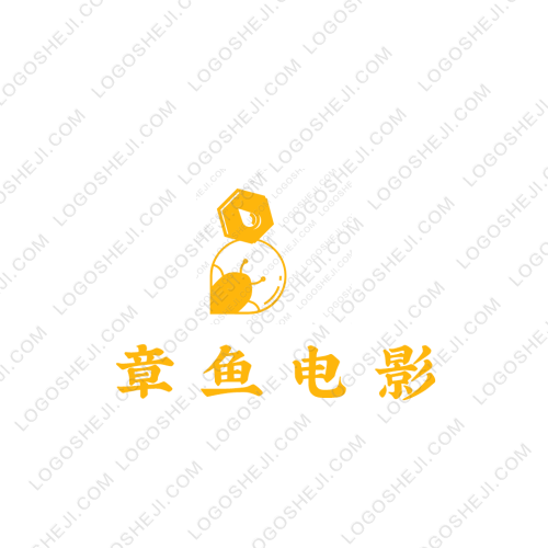 章魚電影logo設計
