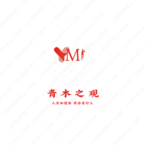 湟水河畔社區(qū)logo設計