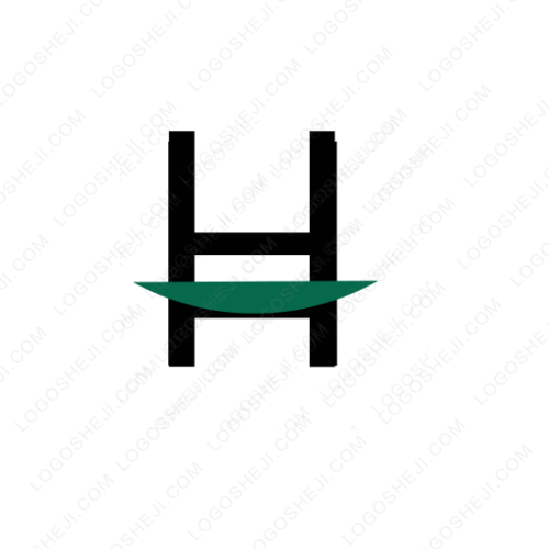 喬木室內設計logo設計