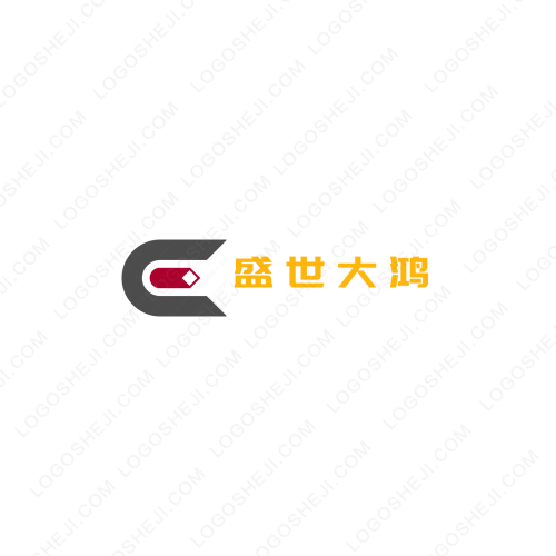 極簡幾何logo設計