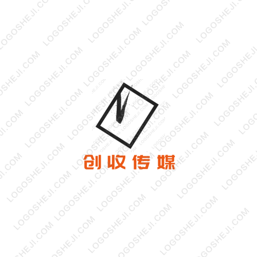 新媒體運營中心logo設計