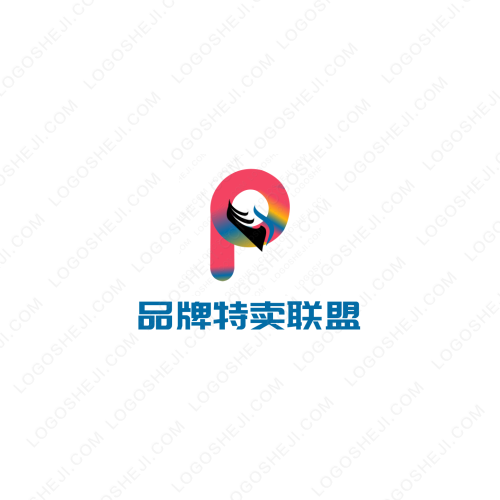 紅色筑夢logo設計