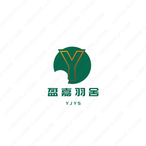 盈嘉羽舍logo設計
