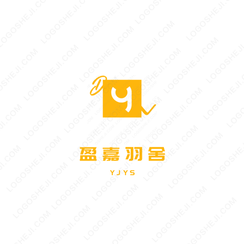 盈嘉羽舍logo設計