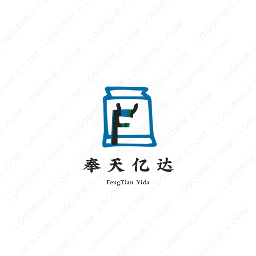 乾輝機械logo設計