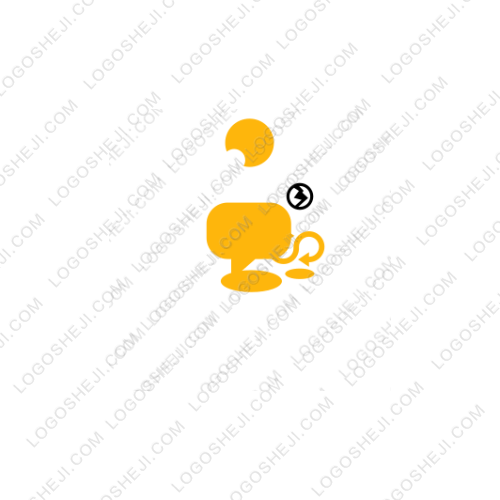 優嘻奶茶logo設計