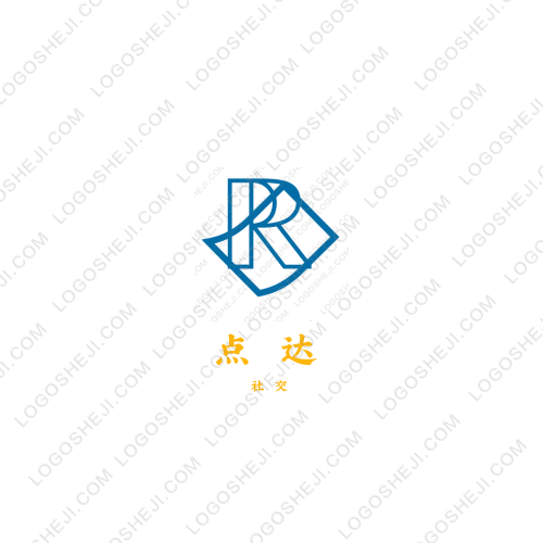 博客啦logo設計