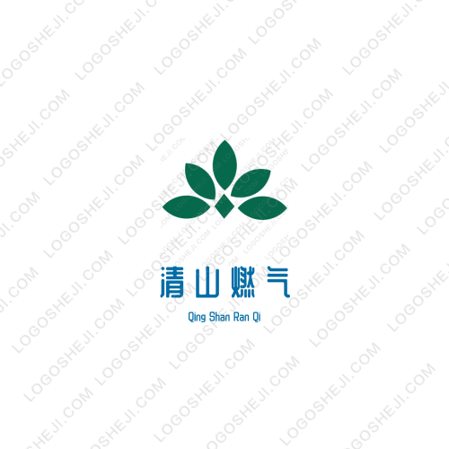 清山燃氣logo設計