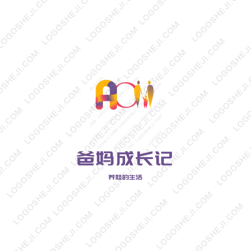豆豆育兒分享logo設計