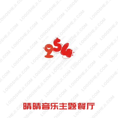 七彩黃陵logo設計