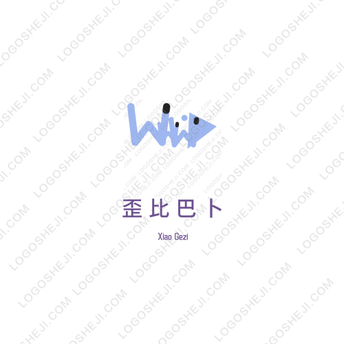 多樂兔logo設計