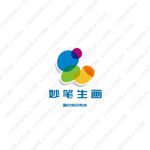 妙筆生畫logo設計