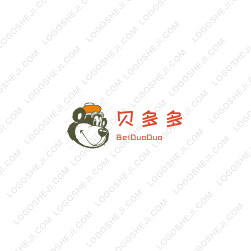森林和馬logo設計