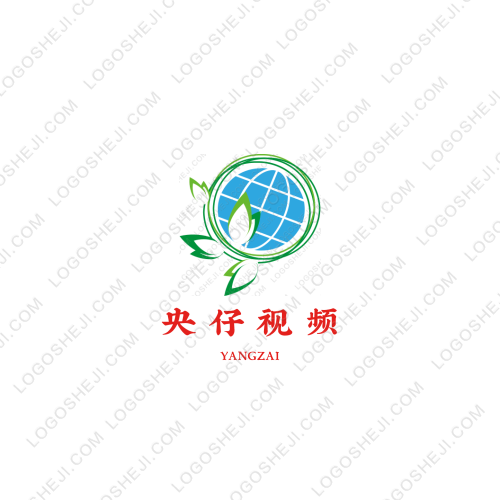 央仔視頻logo設計