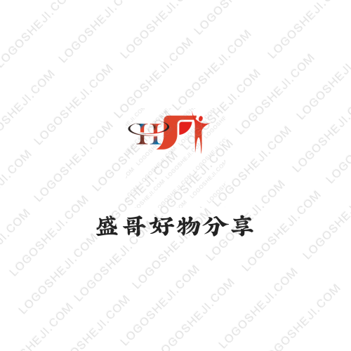 盛哥好物分享logo設計