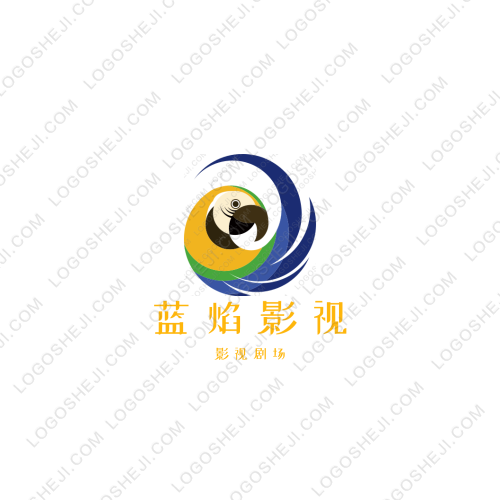 藍(lán)焰影視logo設(shè)計