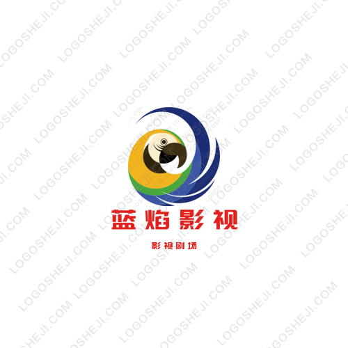 藍(lán)焰影視logo設(shè)計