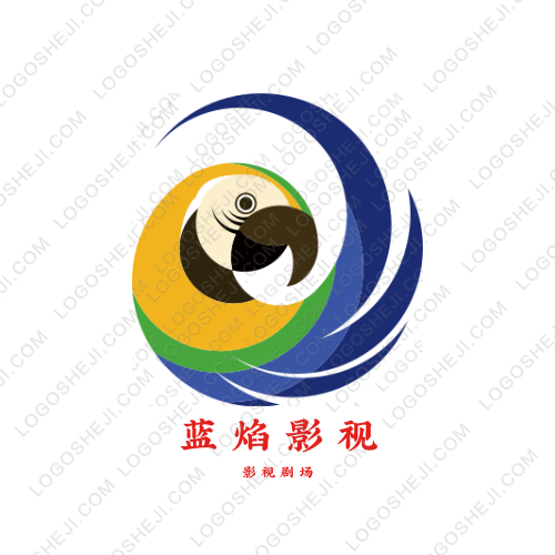 藍(lán)焰影視logo設(shè)計