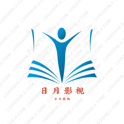 日月影視logo設(shè)計(jì)